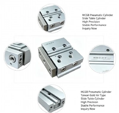 MCGB-03-32-125 шағын екі бағыттаушы пневматикалық цилиндр